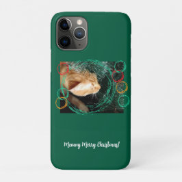 Capa Para iPhone 11 Pro Foto de Texto Ginger Cat, Personalizar, Manter