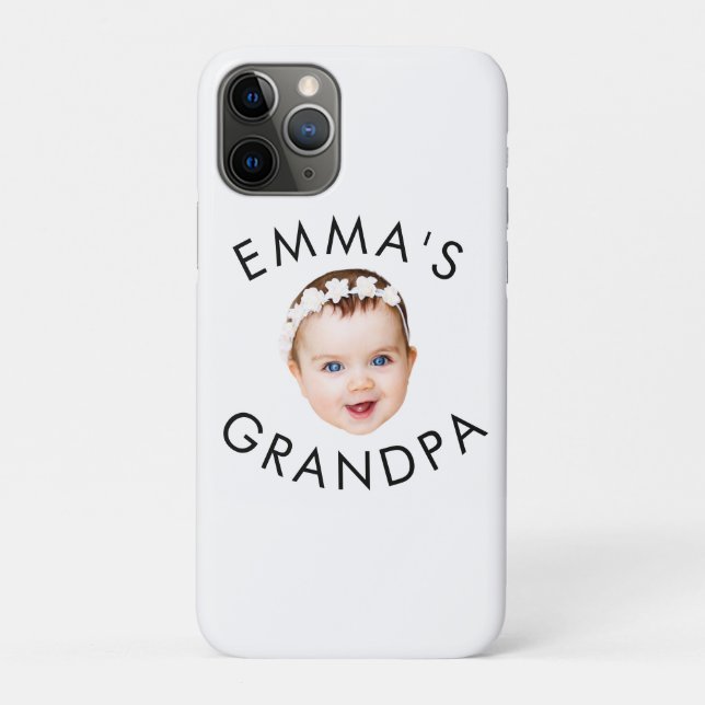 Capa Para iPhone 11 Pro Foto personalizada com a mamãe vovô Aniversário (Verso)