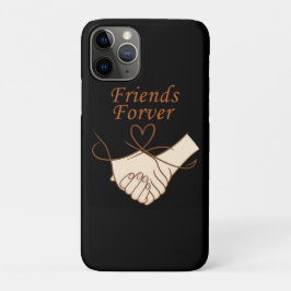 Capa Para iPhone 11 Pro Friends Forever Heartline Art iPhone 11 Pro Case