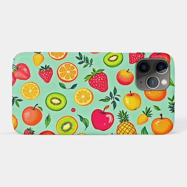 Capa Para iPhone 11 Pro Fruta de Verão (Verso (horizontal))