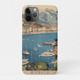 Capa Para iPhone 11 Pro Fuga Vintage da Riviera de Monte Carlo