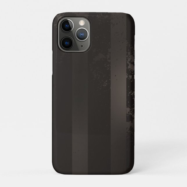 Capa Para iPhone 11 Pro Fundo castanho listrado a vapor (Verso)