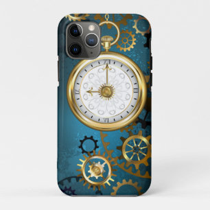 Capa Para iPhone 11 Pro Fundo de tartaruga com engrenagens