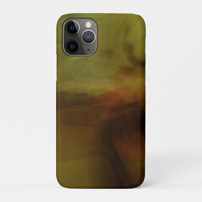 Capa Para iPhone 11 Pro Fundo Difuso Marrom (Verso)