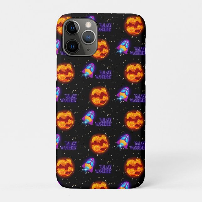 Capa Para iPhone 11 Pro Galaxy Wanderer Copo Isolado (Verso)