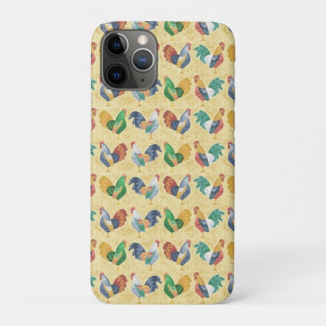Capa Para iPhone 11 Pro Galo Country Retro (Verso)