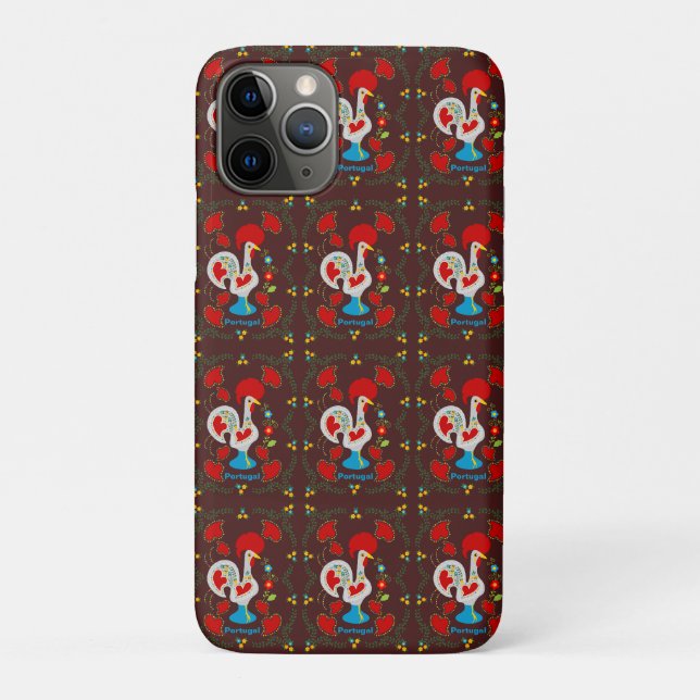 Capa Para iPhone 11 Pro Galo tradicional de Barcelona em branco (Verso)