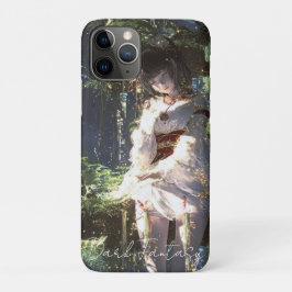 Capa Para iPhone 11 Pro Garota de Fantasia Estética / Sombria