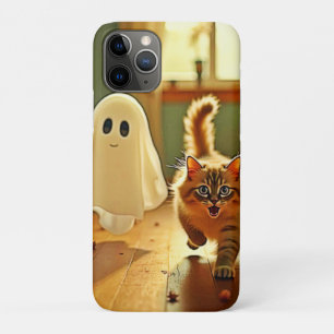 Capa Para iPhone 11 Pro Gatinho Engraçado Amigo Louco
