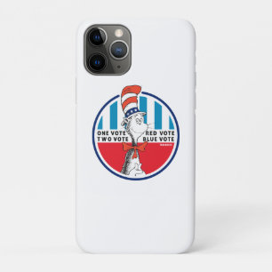 Capa Para iPhone 11 Pro Gato no Chapéu Um Voto, Dois Votações