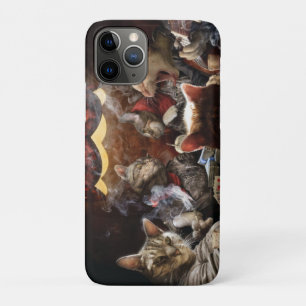 Capa Para iPhone 11 Pro Gatos jogando pôquer