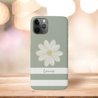 Capa Para iPhone 11 Pro Gelado de Gelado Gelado de Flor de Grelha de Gelad