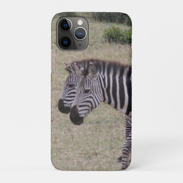 Capa Para iPhone 11 Pro gêmeos zebra (Verso)