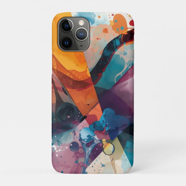 Capa Para iPhone 11 Pro Geometric Fluidity (Verso)