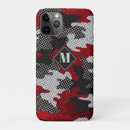 Capa Para iPhone 11 Pro Georgia Red & Black Bulldog Spirit Camo