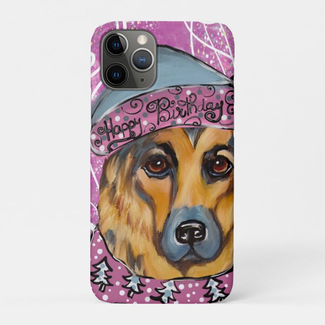 Capa Para iPhone 11 Pro German shepherd (Verso)