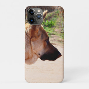 Capa Para iPhone 11 Pro german shepherd Em Alerta,