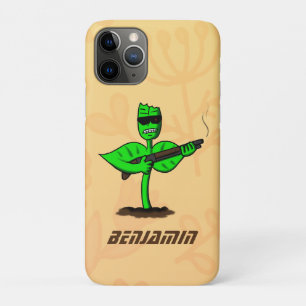 Capa Para iPhone 11 Pro Germinador cyborg planta engraçada desenho animado