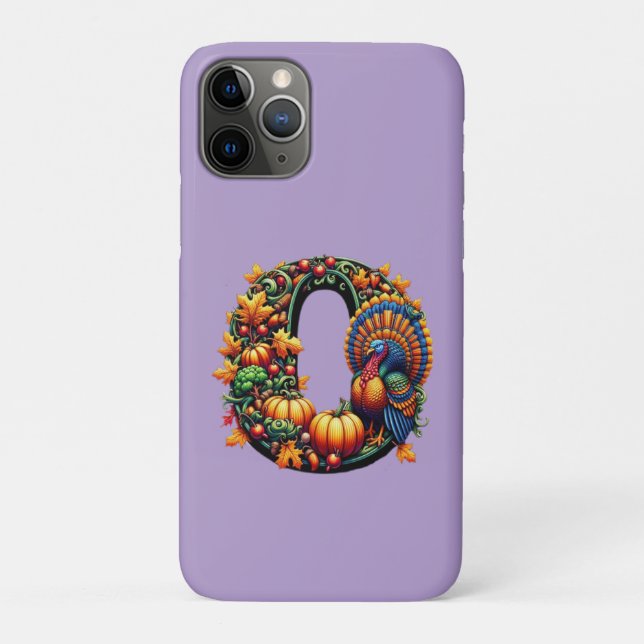 Capa Para iPhone 11 Pro Gift letter o Thanksgiving style  (Verso)
