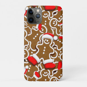 Capa Para iPhone 11 Pro Gingerbird Man Christmas Papai Noel
