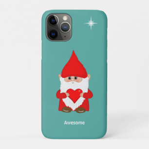Capa Para iPhone 11 Pro Gnomo feliz com coração em capa Case-Mate iPhone a