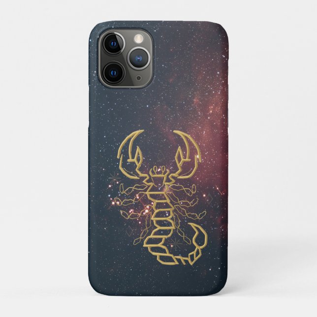 Capa Para iPhone 11 Pro Golden Scorpio (Verso)