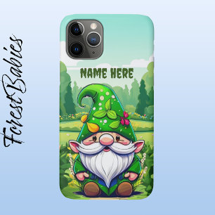 Capa Para iPhone 11 Pro Gráfico de desenho animado de gnomos de flores bra