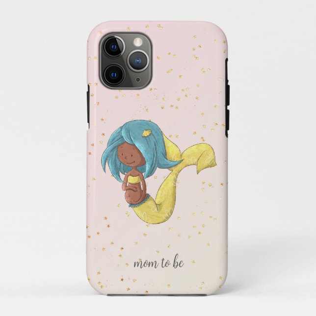 Capa Para iPhone 11 Pro Grátis Gravidez Sereia (Verso)