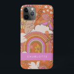 Capa Para iPhone 11 Pro Groovy 70s Retro Hippie Peace Orange Bohemian<br><div class="desc">Abraçar o espírito vibrante dos anos 70 com a nossa capas de iphone personalizada Boêmia Boêmia do Groovy Retro Hippie Peace Orange! Este caso único captura a essência da era psicodélica com suas ousadas matizes laranja e símbolos icônicos de paz. É perfeito para adicionar um toque de encanto retrô e...</div>