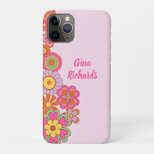 Capa Para iPhone 11 Pro Groovy Retro Hippie dos Anos 60