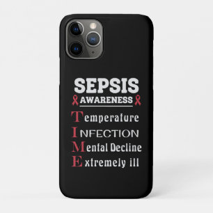 Capa Para iPhone 11 Pro Guia de Sensibilização Sepsis