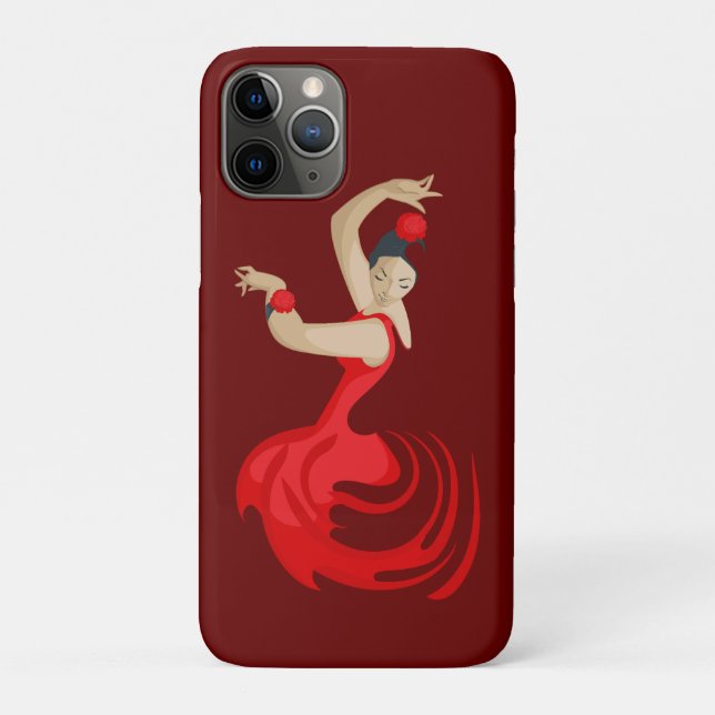 Capa Para iPhone 11 Pro Gypsy Flamenco Dancer (Verso)