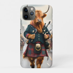 Capa Para iPhone 11 Pro Harmonia das Terras Altas: Banda de Vacas das Terr