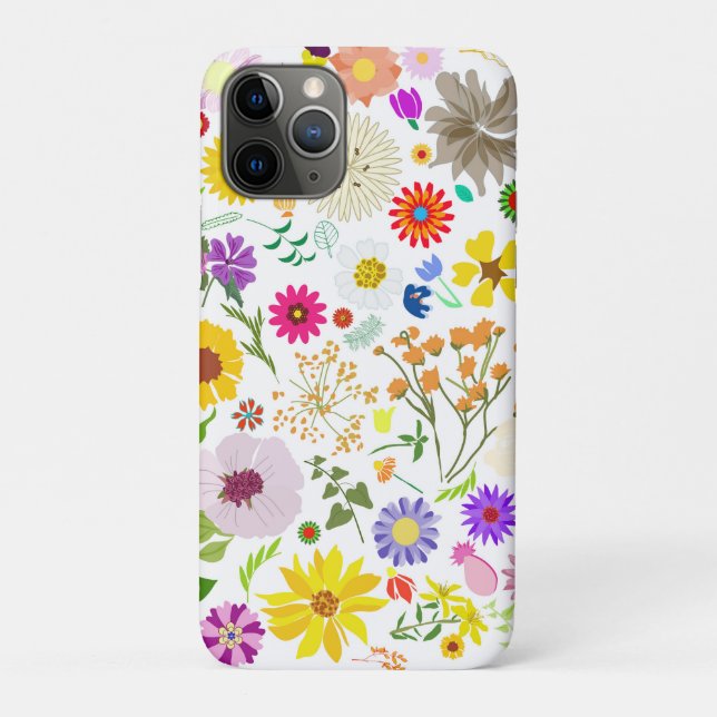 Capa Para iPhone 11 Pro Harmonia floral em Springtime (Verso)