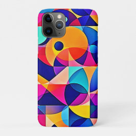 Capa Para iPhone 11 Pro Harmonia Geométrica Vibrante