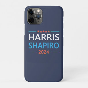 Capa Para iPhone 11 Pro Harris Shapiro 2024 Kamala Harris Democrata