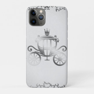 Capa Para iPhone 11 Pro História do Carro Elegante Prata Livro Branco Prin