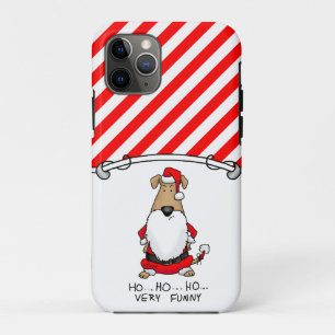 Capa Para iPhone 11 Pro HO HO HO HO Papais noeis Muito Engraçados Costume