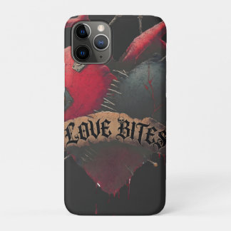 Capa Para iPhone 11 Pro Ilustração de Coração Anatômico "Mordidas de Amor"