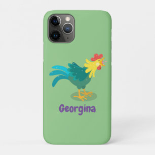 Capa Para iPhone 11 Pro Imagem de desenho animado de galeria de coroa engr