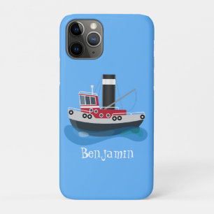 Capa Para iPhone 11 Pro Imagem ilustrativa do desenho animado do navio de