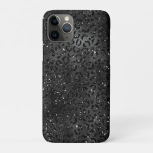Capa Para iPhone 11 Pro Impressão animal-da-pele-branca-negra-leopardo-bra