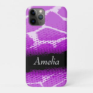 Capa Para iPhone 11 Pro Impressão gráfica em roxo e preto