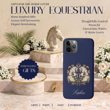 Impressão Personalizada de Cavalo Equestre de Luxo
