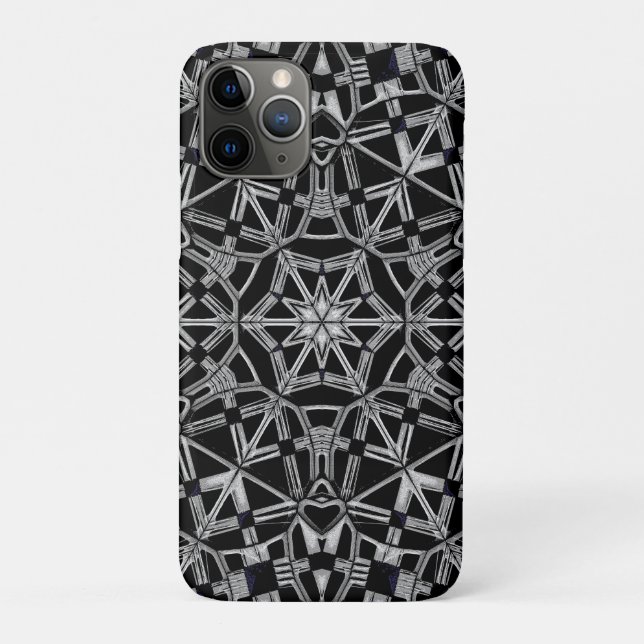 Capa Para iPhone 11 Pro Industrial Mandala  (Verso)
