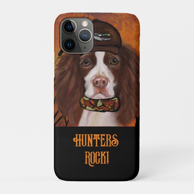Capa Para iPhone 11 Pro Inglês Springer Spaniel (Verso)
