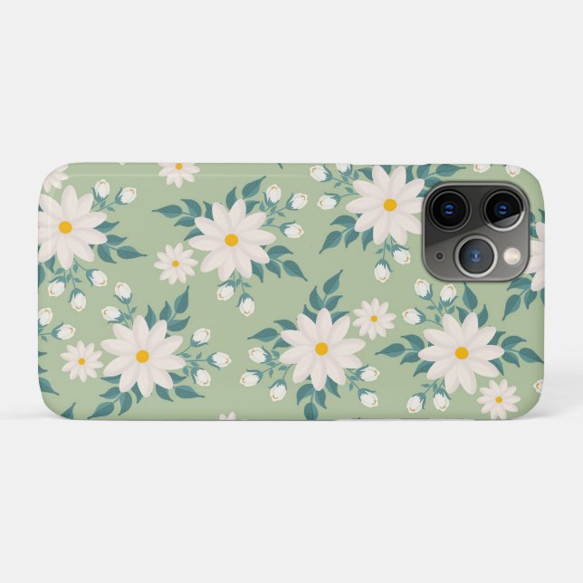 Capa Para iPhone 11 Pro iPhone 11 Floral sofisticado Caso (Verso (horizontal))