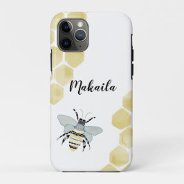 Capa Para iPhone 11 Pro Iphone 11 Pro Zen Doodle Bee Case