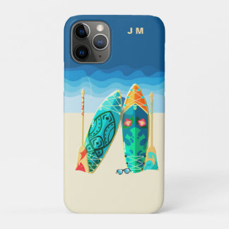 Capa Para iPhone 11 Pro iPhone / iPad do Monograma de Navegação em Praia