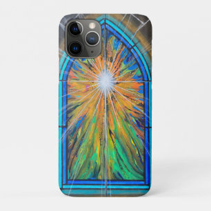 Capa Para iPhone 11 Pro Janela de Vidro da Igreja Luz 3